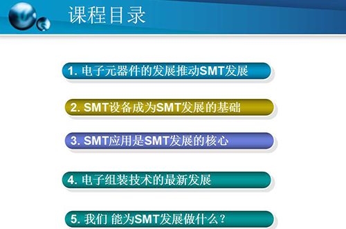 SMT專題講座-電子元器件的發展推動SMT發展